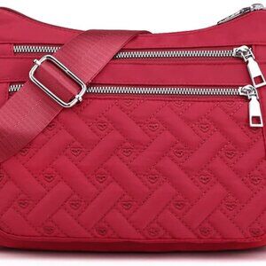 Crossbody Purse for Women Multi Pocket Cross Tote Small Travel Shoulder Bag Casu